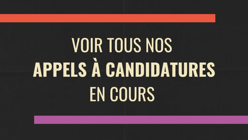 Site Web Nos Appel A Candidatures